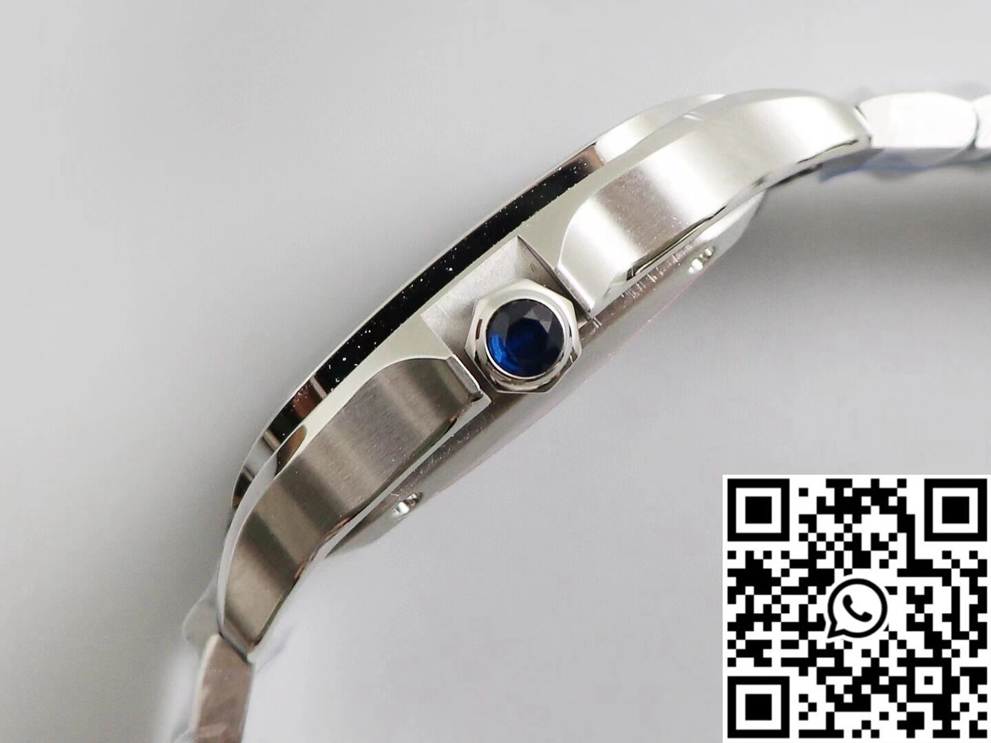 Cartier Santos WSSA0009 BV Factory White Dial
