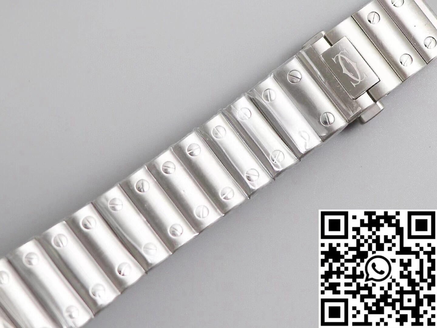 Cartier Santos WSSA0009 BV Factory White Dial