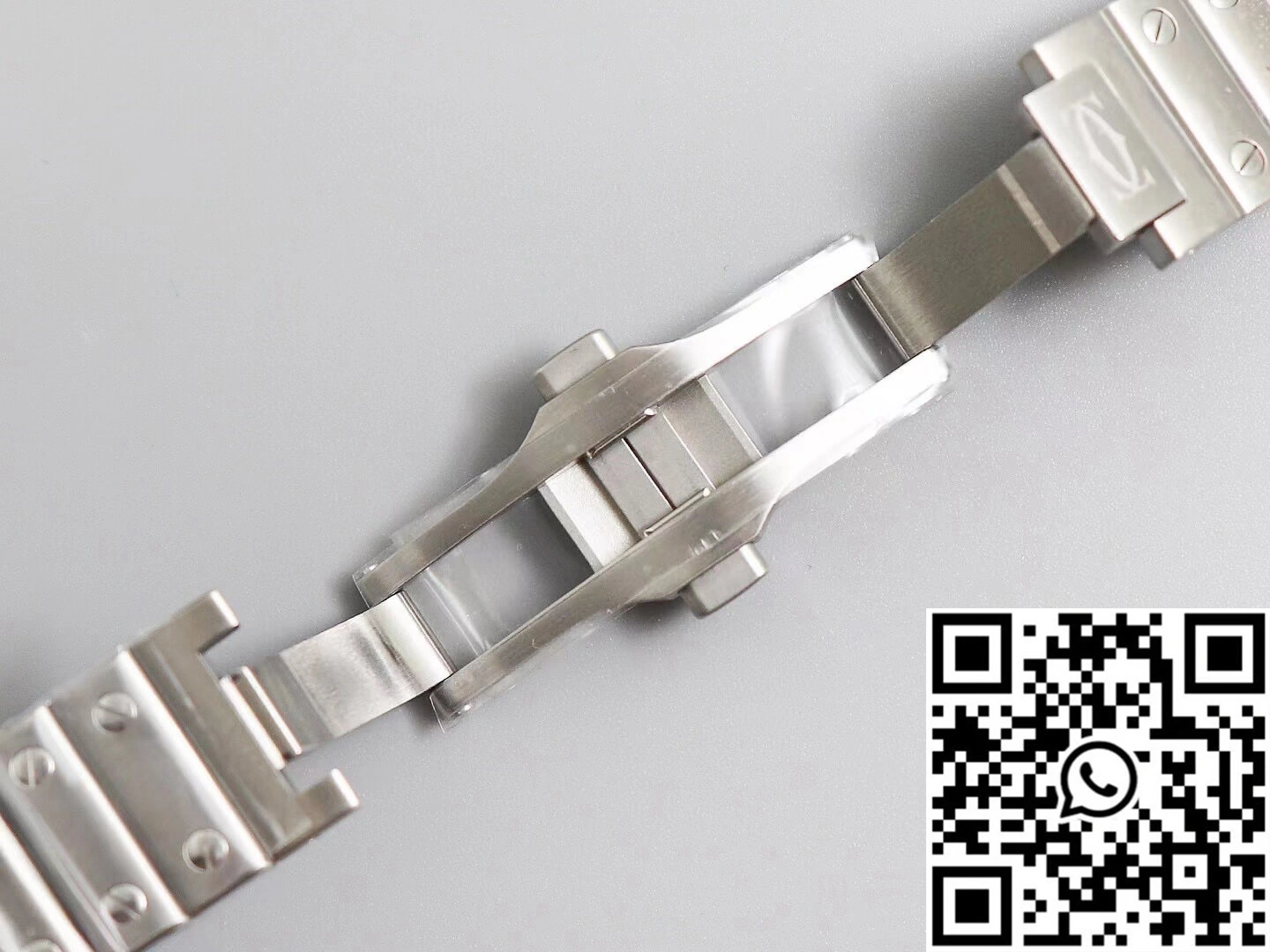 Cartier Santos WSSA0009 BV Factory White Dial