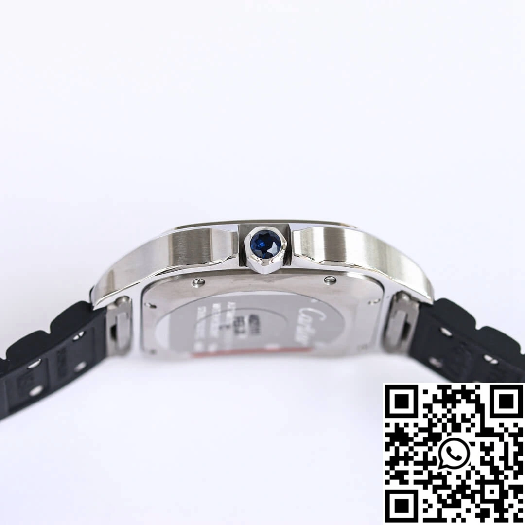 Cartier Santos WSSA0018 GF Factory V2 Rubber Strap White Dial
