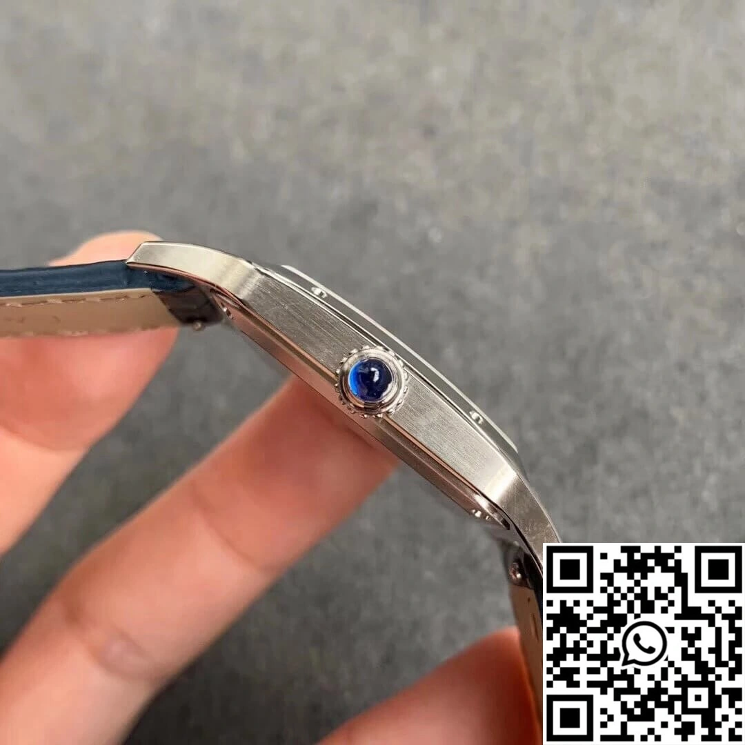 Cartier Santos WSSA0022 Blue Cowhide Strap