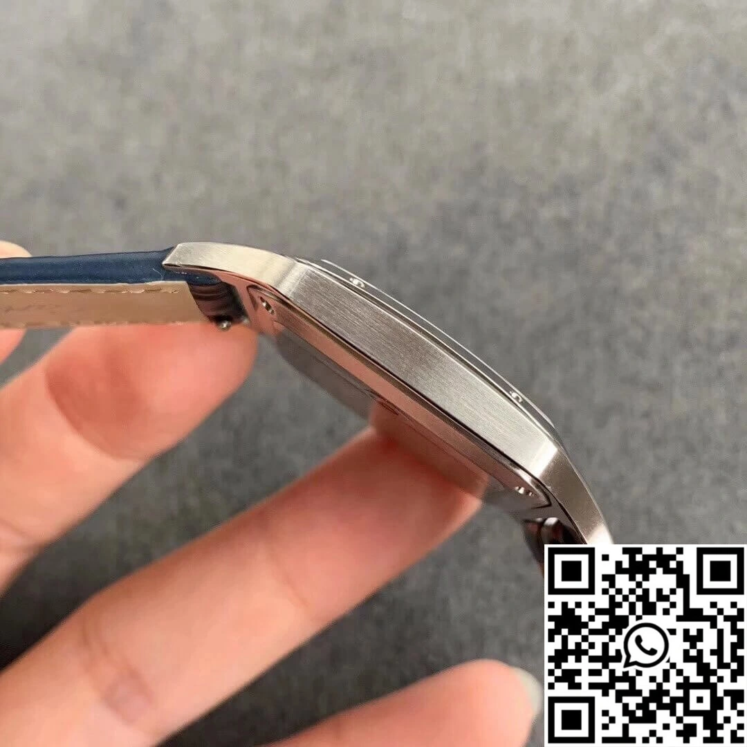 Cartier Santos WSSA0022 Blue Cowhide Strap