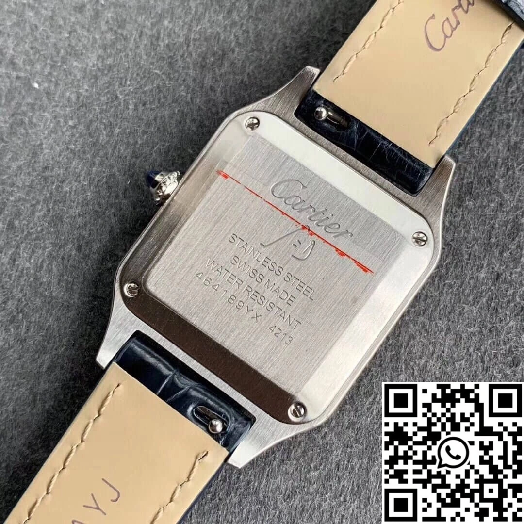 Cartier Santos WSSA0023 Ladies Silver Dial