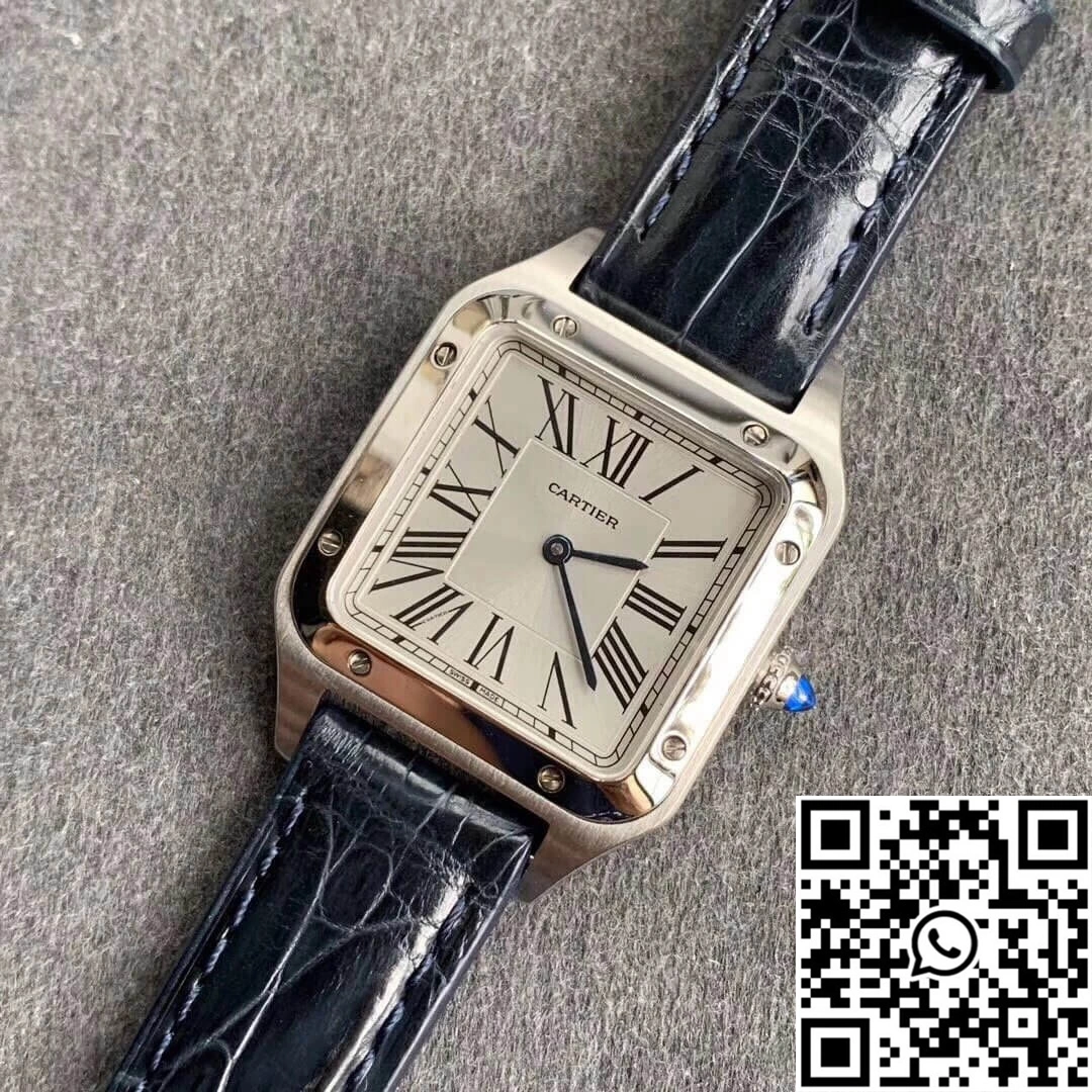 Cartier Santos WSSA0023 Ladies Silver Dial