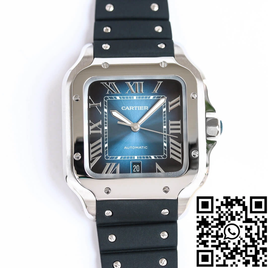 Cartier Santos WSSA0030 GF Factory V2 Rubber Strap