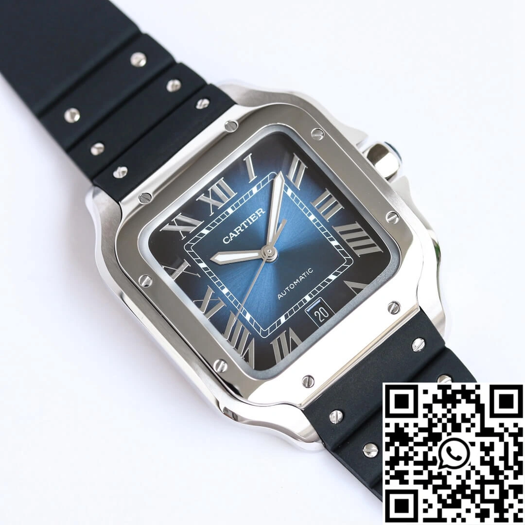 Cartier Santos WSSA0030 GF Factory V2 Rubber Strap