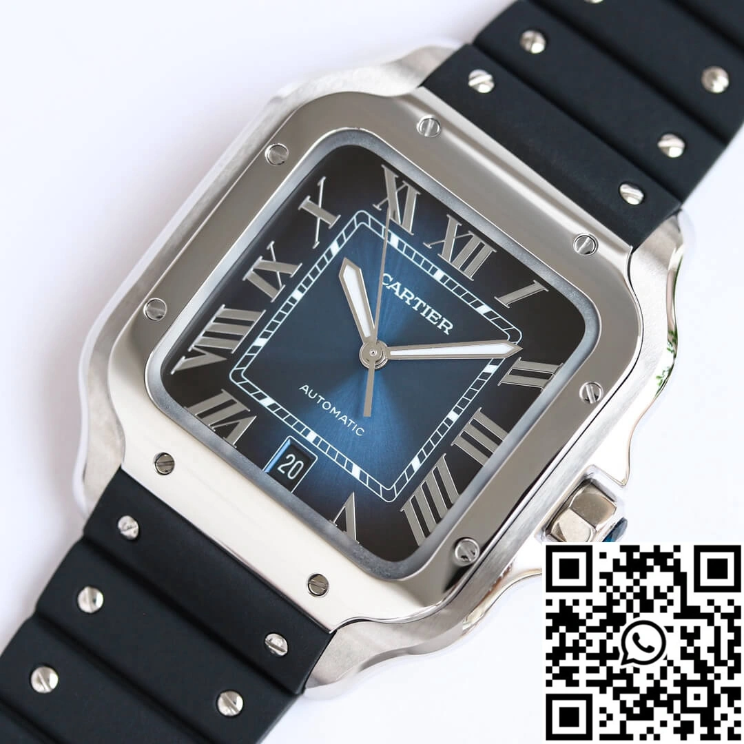 Cartier Santos WSSA0030 GF Factory V2 Rubber Strap