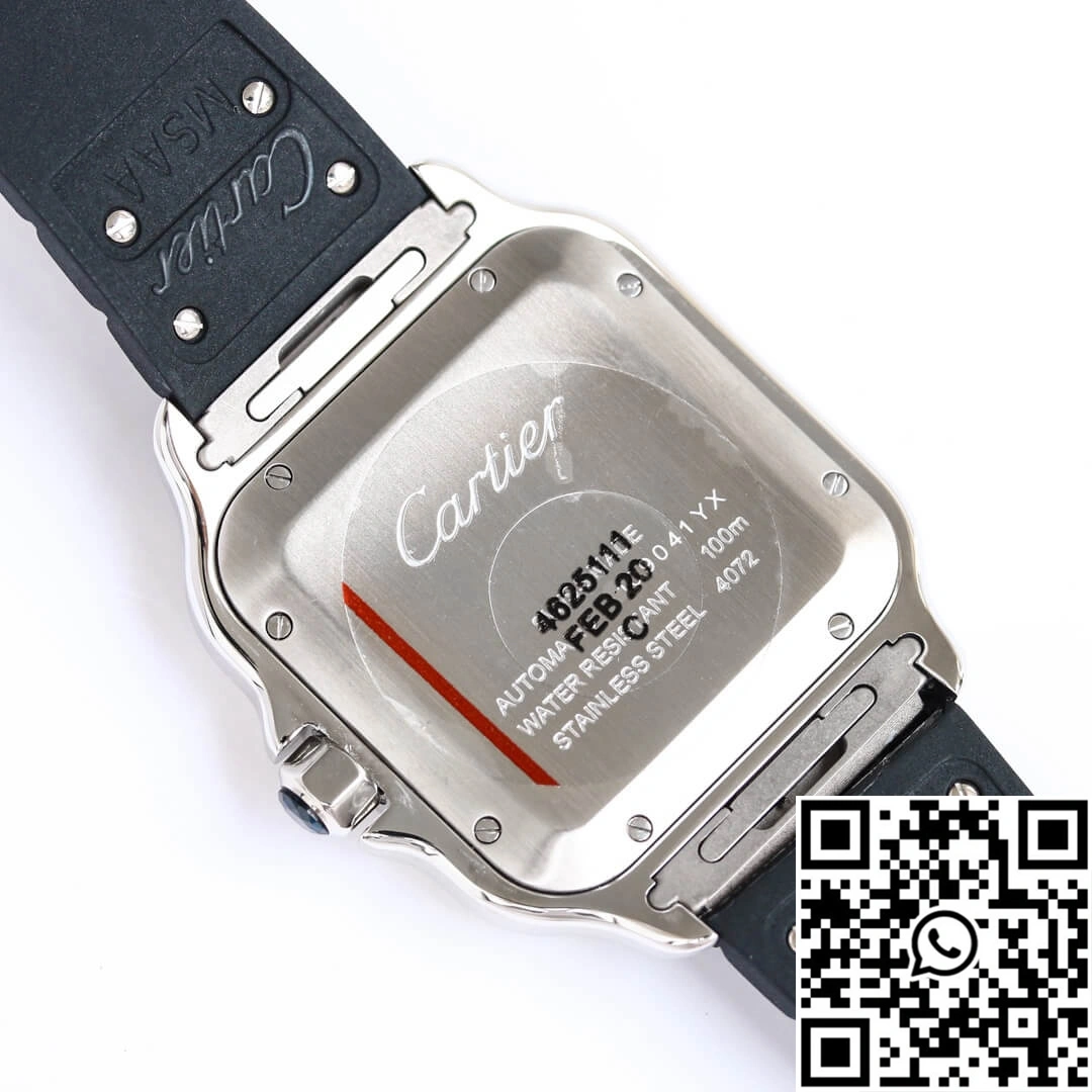 Cartier Santos WSSA0030 GF Factory V2 Rubber Strap