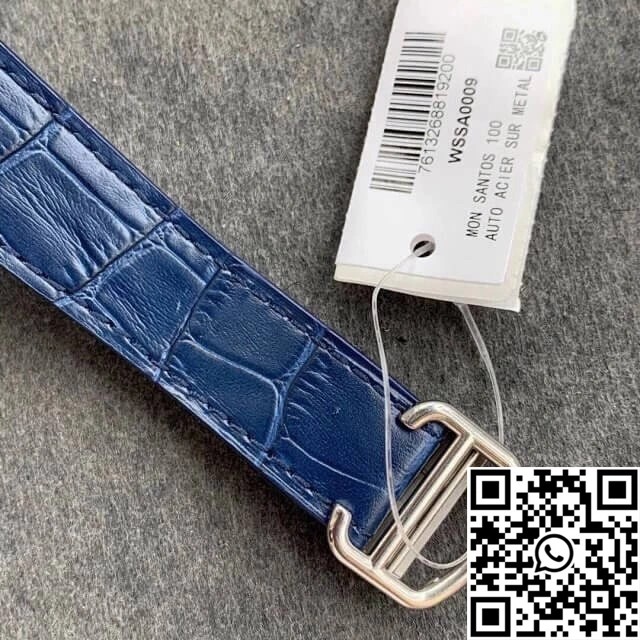 Cartier Santos WSSA0030 V6 Factory Blue Dial