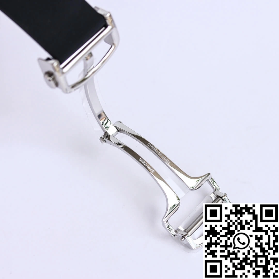 Cartier Santos WSSA0037 GF Factory V2 Black Rubber Strap