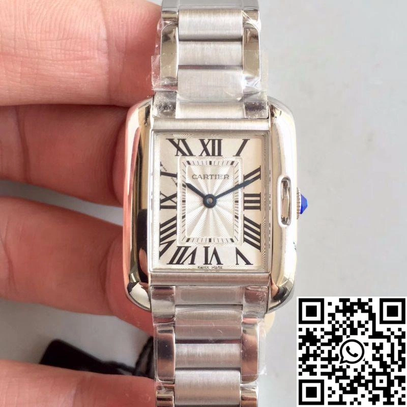 Cartier Tank Anglaise Ladies W5310022 Silver Dial