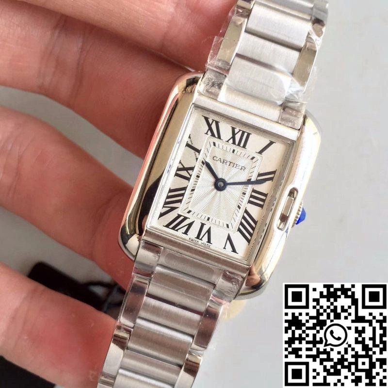 Cartier Tank Anglaise Ladies W5310022 Silver Dial