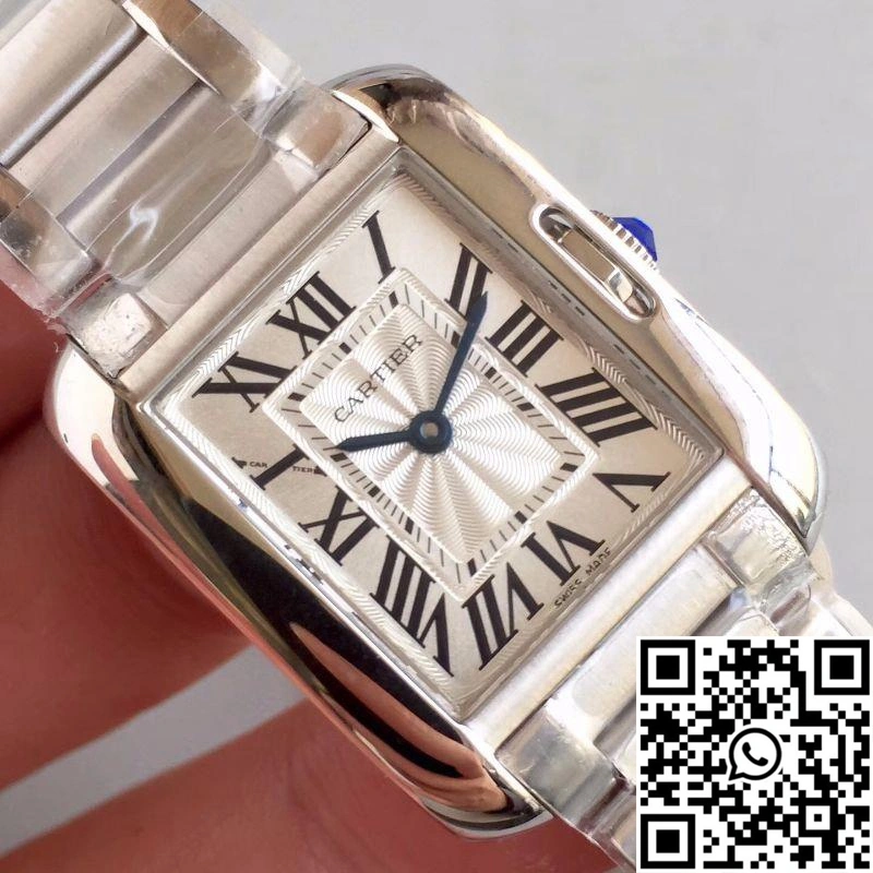 Cartier Tank Anglaise Ladies W5310022 Silver Dial