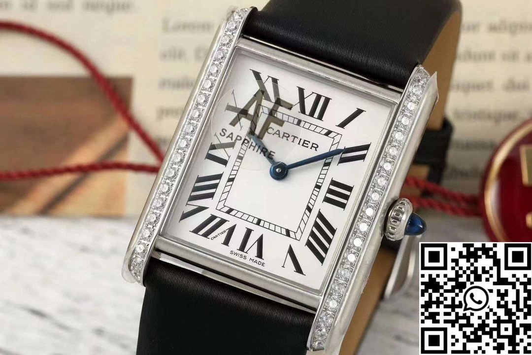 Cartier Tank CRW4TA0031 AF Factory 25.5mm Stainless Steel White Dial