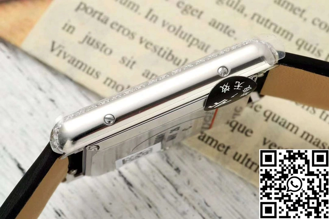 Cartier Tank CRW4TA0031 AF Factory 25.5mm Stainless Steel White Dial