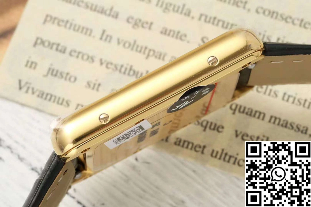 Cartier Tank CRWGTA0343 AF Factory 25.5mm Yellow Gold White Dial