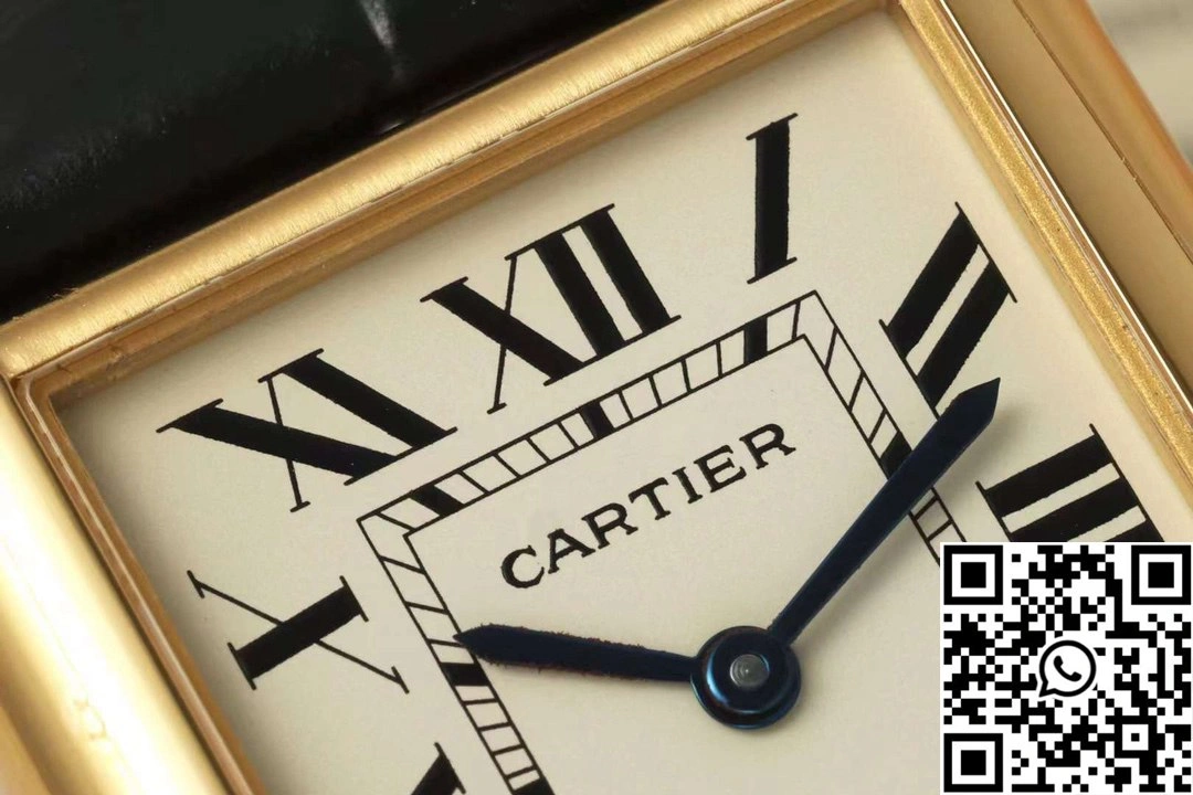 Cartier Tank CRWGTA0343 AF Factory 25.5mm Yellow Gold White Dial
