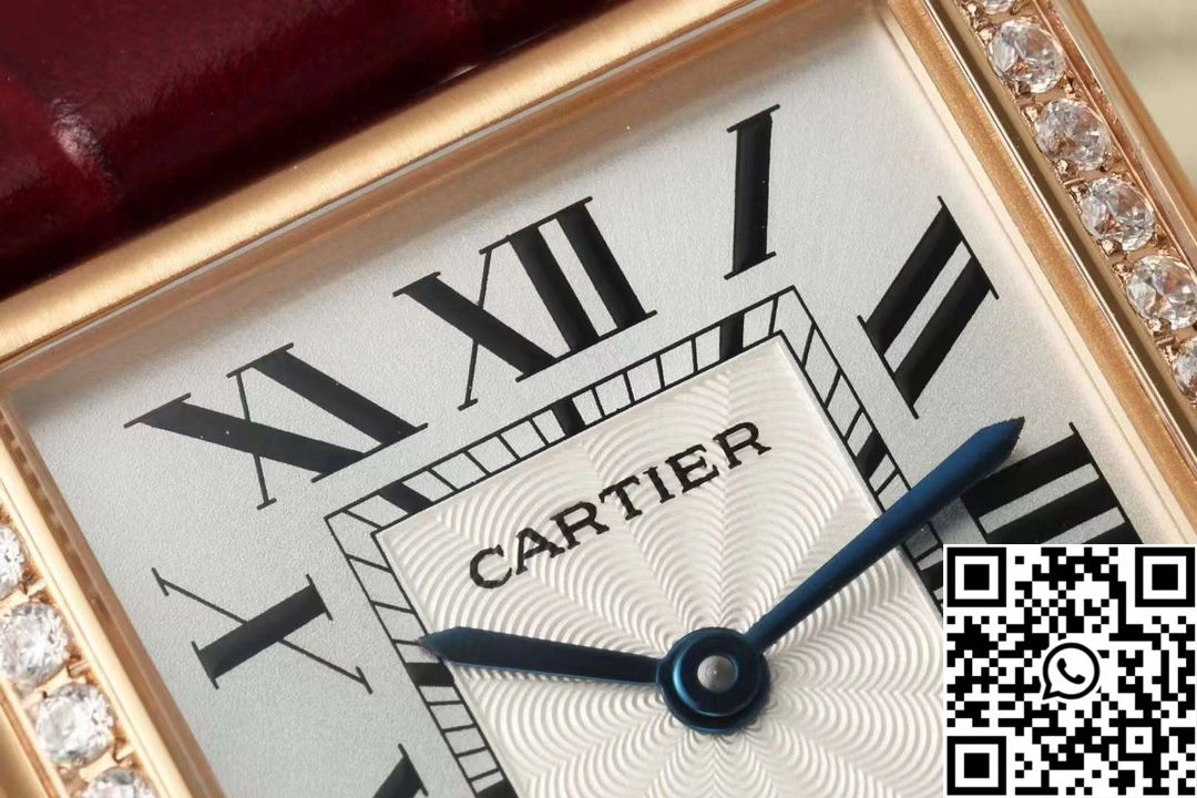 Cartier Tank CRWJTA0038 AF Factory 25.5mm Rose Gold White Dial