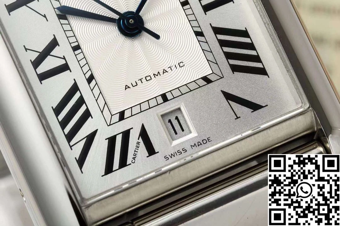 Cartier Tank CRWSTA0053 AF Factory 31mm Stainless Steel White Dial