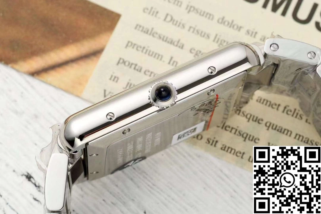 Cartier Tank CRWSTA0053 AF Factory 31mm Stainless Steel White Dial