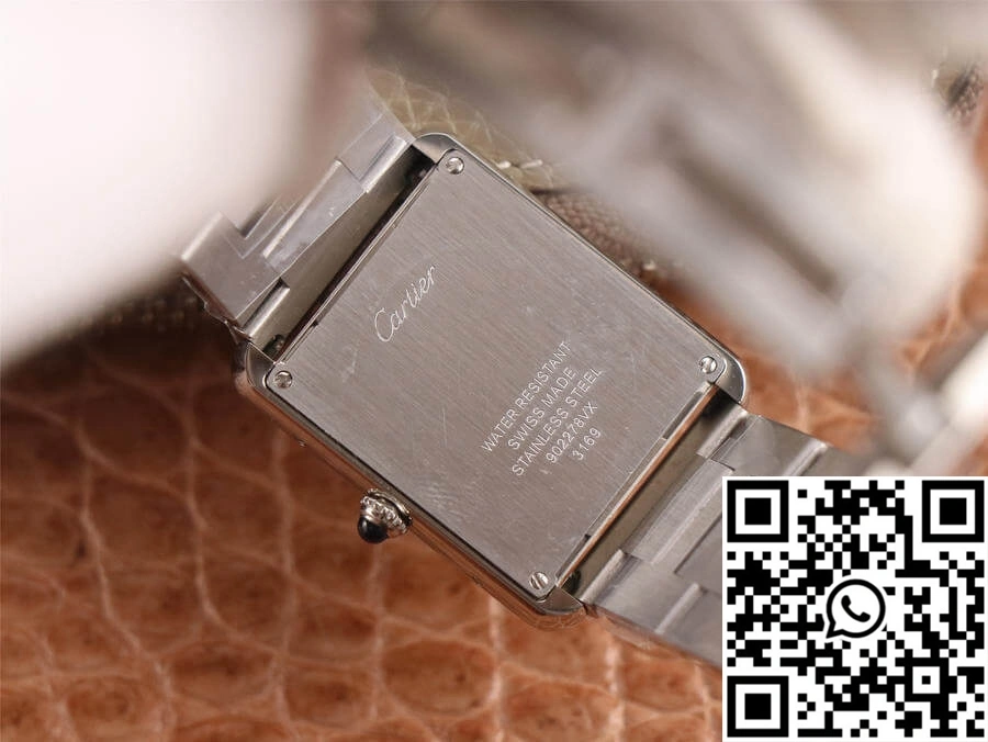 Cartier Tank K11 Factory Diamond White Dial
