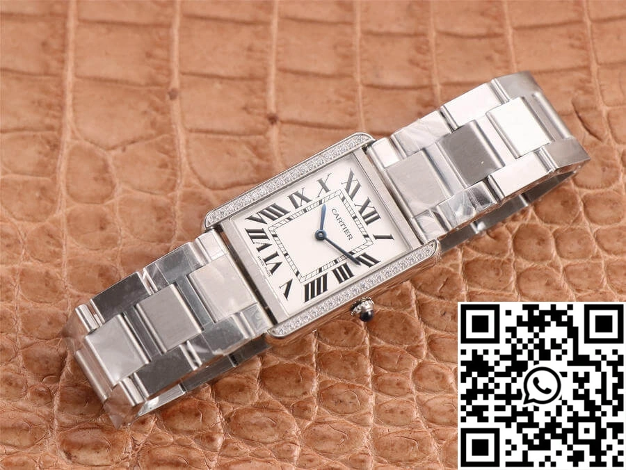 Cartier Tank K11 Factory Diamond White Dial