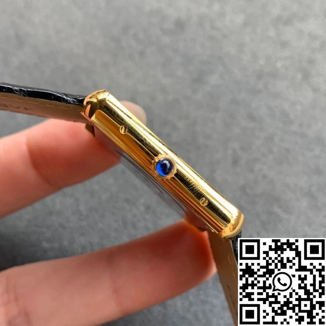 Cartier Tank K11 Factory V2 Yellow Gold White Dial