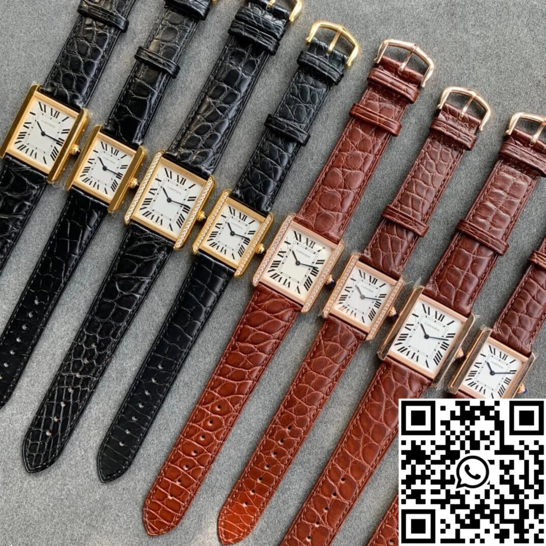 Cartier Tank K11 Factory V2 Yellow Gold White Dial