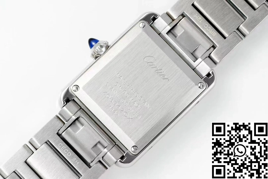 Cartier Tank Must CRWSTA0107 AF Factory 25.5mm Stainless Steel White Dial