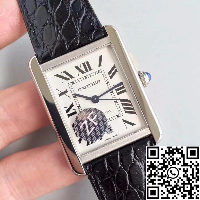 Cartier Tank Solo XL Automatic W5200027 ZF Factory White Dial