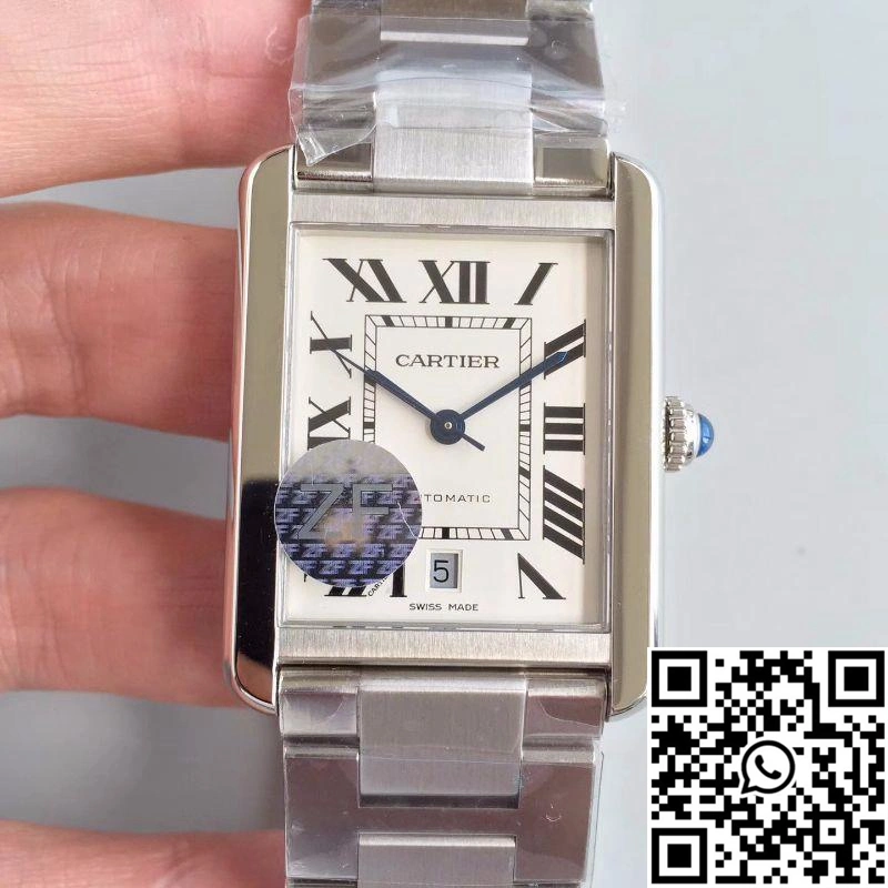 Cartier Tank Solo XL Automatic W5200028 ZF Factory White Dial