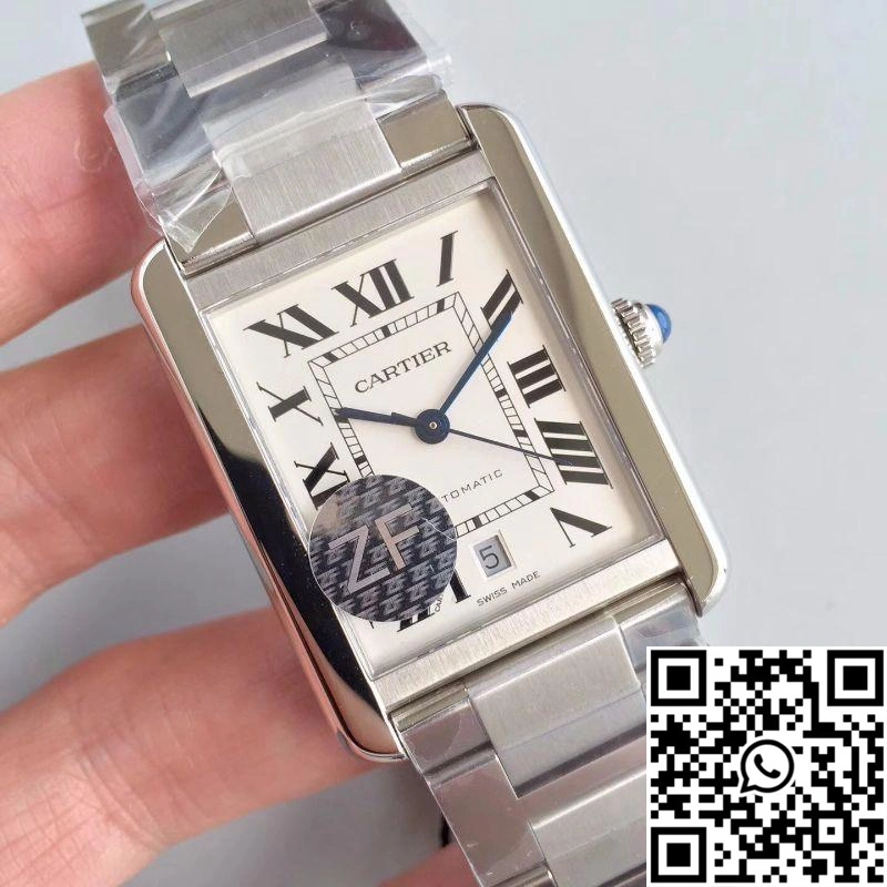 Cartier Tank Solo XL Automatic W5200028 ZF Factory White Dial