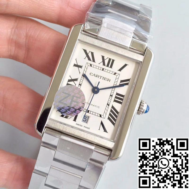 Cartier Tank Solo XL Automatic W5200028 ZF Factory White Dial
