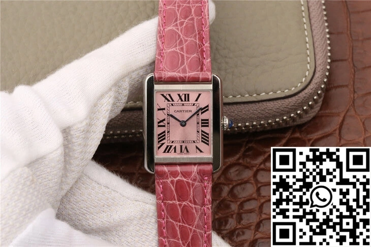 Cartier Tank W5200000 Ladies K11 Factory Pink Dial