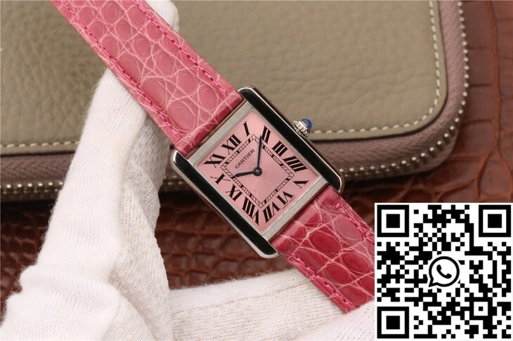 Cartier Tank W5200000 Ladies K11 Factory Pink Dial