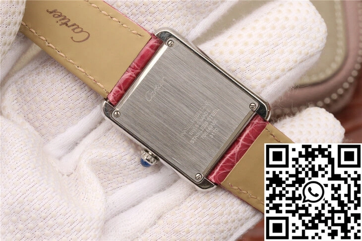 Cartier Tank W5200000 Ladies K11 Factory Pink Dial