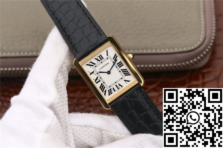 Cartier Tank W5200002 K11 Factory White Dial