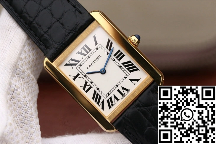 Cartier Tank W5200002 K11 Factory White Dial