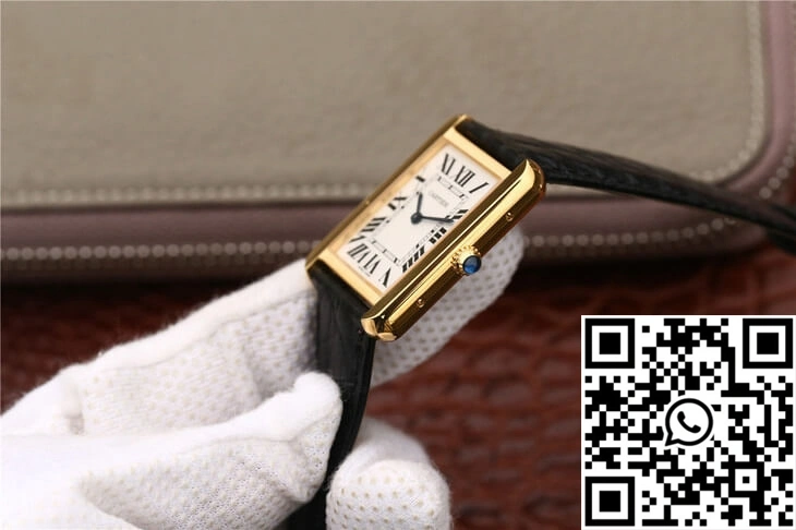 Cartier Tank W5200002 K11 Factory White Dial