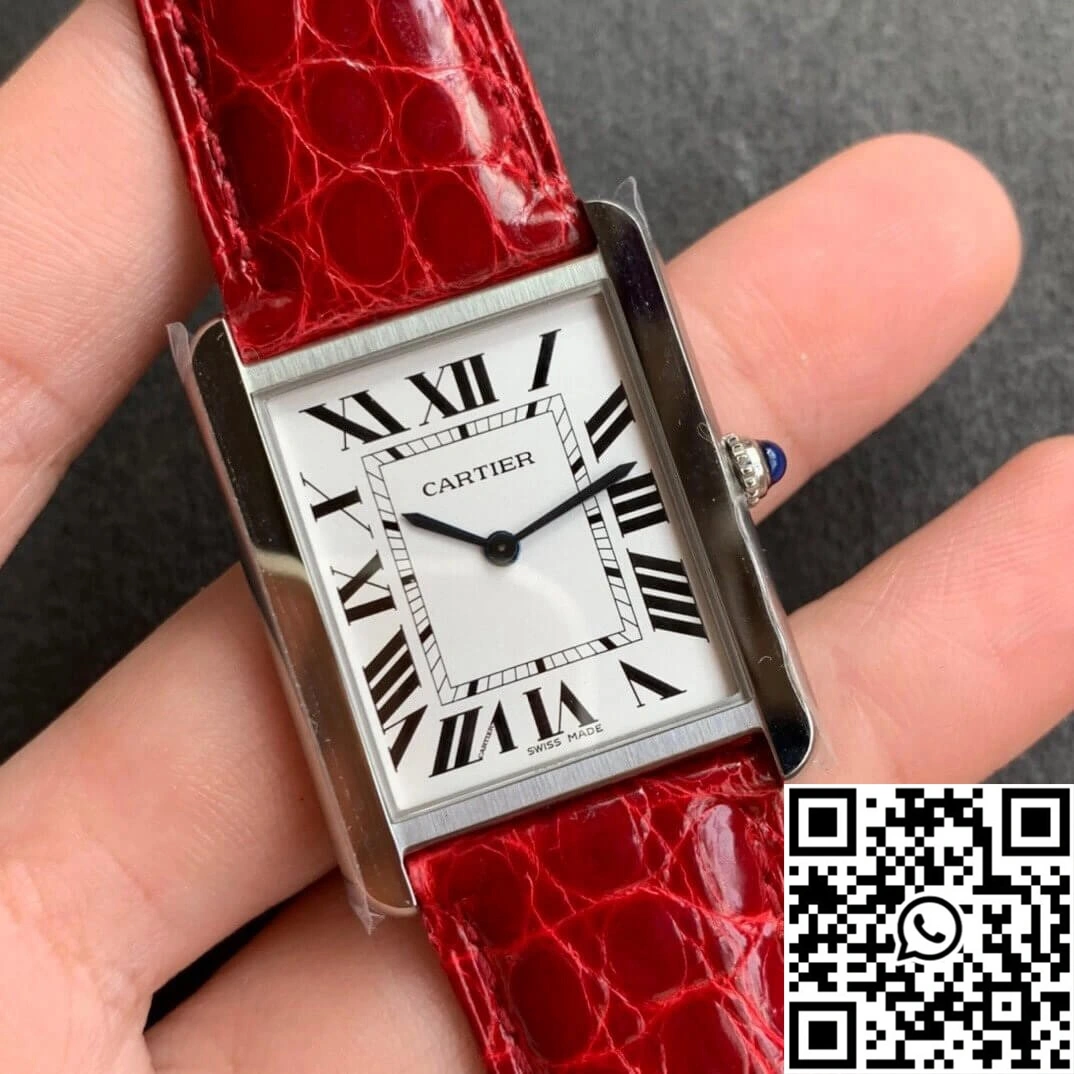 Cartier Tank W5200005 K11 Factory White Dial