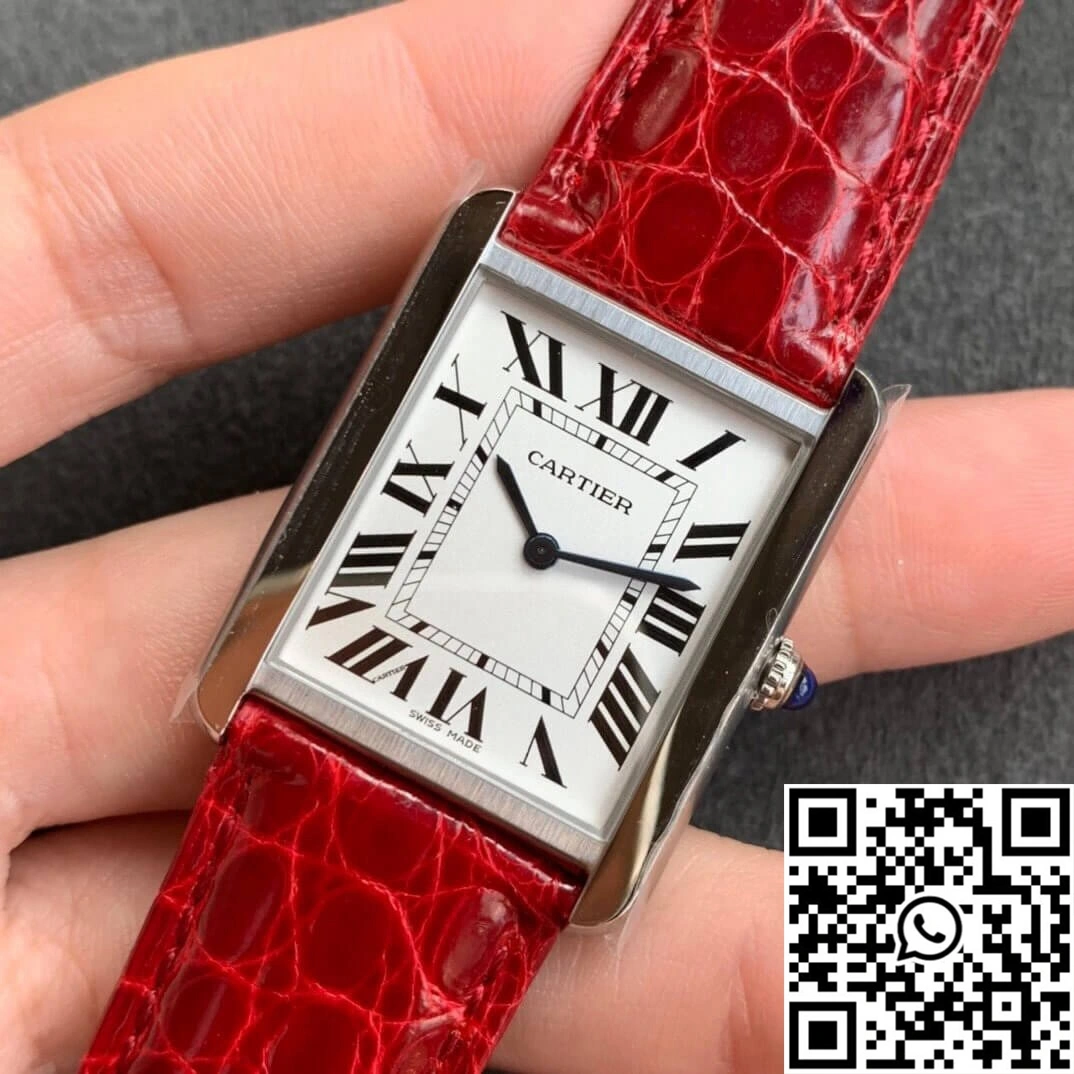 Cartier Tank W5200005 K11 Factory White Dial