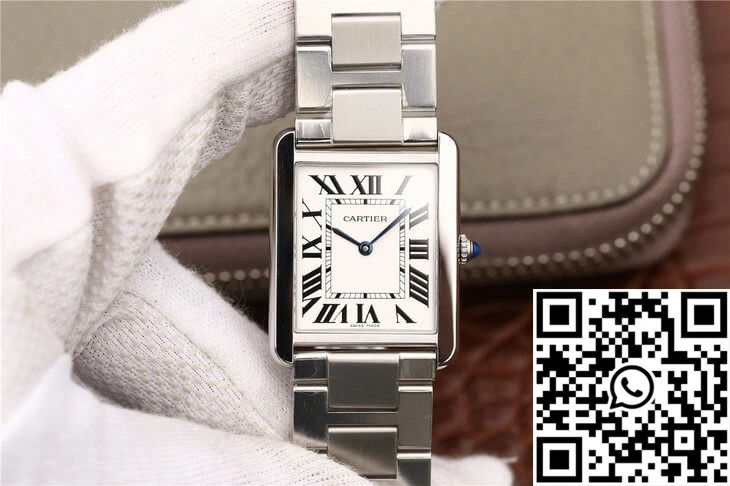 Cartier Tank W5200013 K11 Factory White Dial