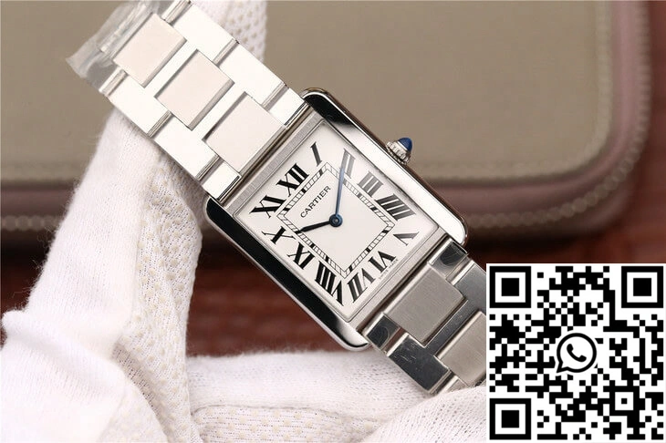 Cartier Tank W5200013 K11 Factory White Dial