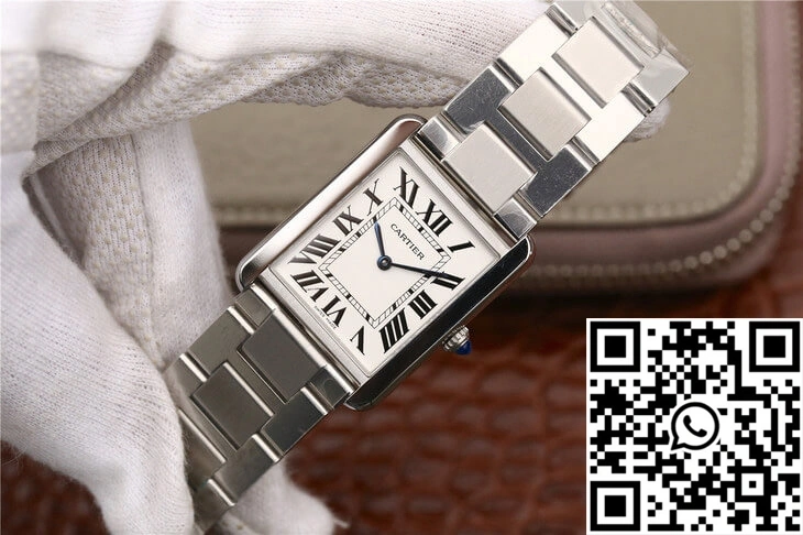 Cartier Tank W5200013 K11 Factory White Dial