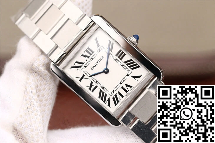 Cartier Tank W5200013 K11 Factory White Dial