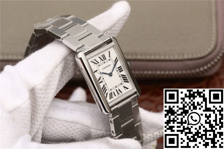 Cartier Tank W5200013 K11 Factory White Dial