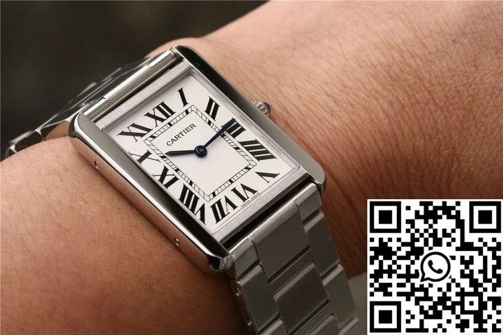 Cartier Tank W5200013 K11 Factory White Dial