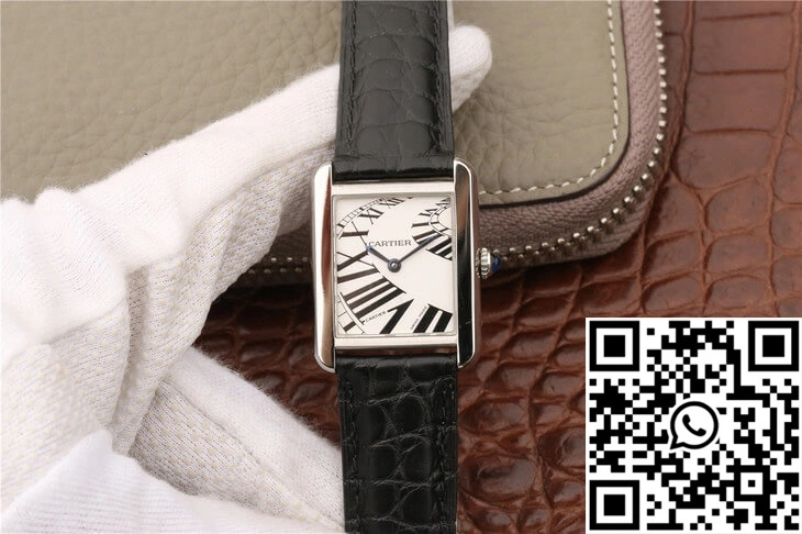 Cartier Tank W5200018 K11 Factory White Dial