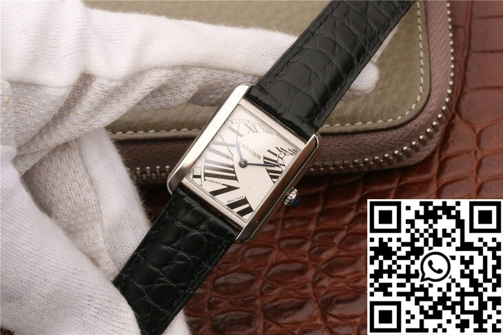Cartier Tank W5200018 K11 Factory White Dial