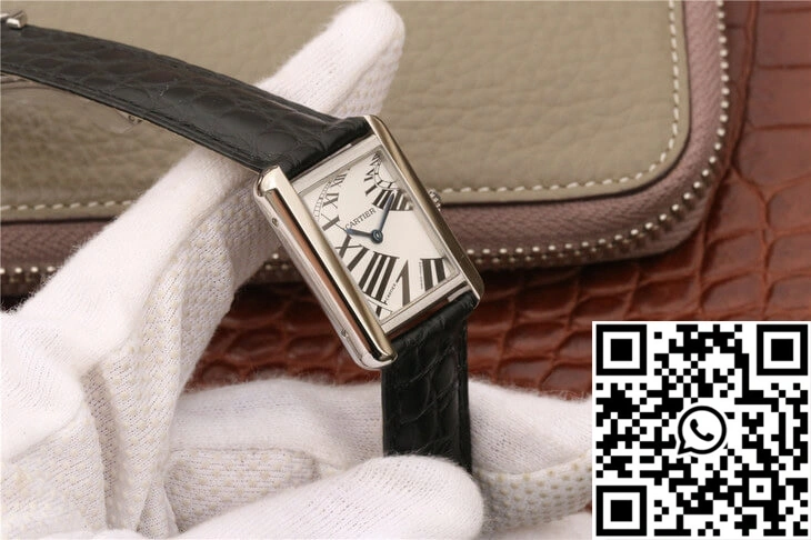 Cartier Tank W5200018 K11 Factory White Dial